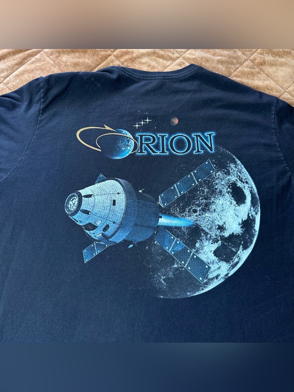 NASA Orion Spacecraft Artemis Moon Mission Long Sleeve Shirt Men's XL Black